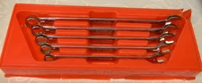 SNAP-ON 5PC SAE 12PT FLANK DR LONG COMBINATION WRENCH SET 1/2"-3/4 OEXL16-OEXL24