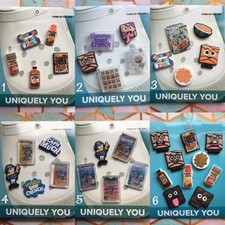 Crocs Handmade jibbitz 5-10pc Cinnamon Toast Crunch Cereal shoe charms set