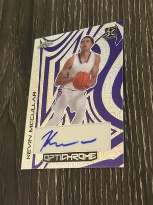 2022-23 Leaf Optichrome Purple Mojo Autographs /6 #BA-KMC KEVIN MCCULLAR Auto RC