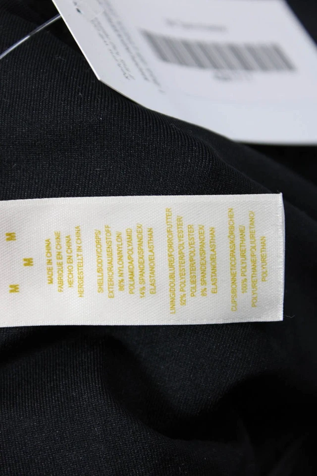 Traje de baño Kate Spade New York negro de una pieza para mujer talla M Foto 4 de 4