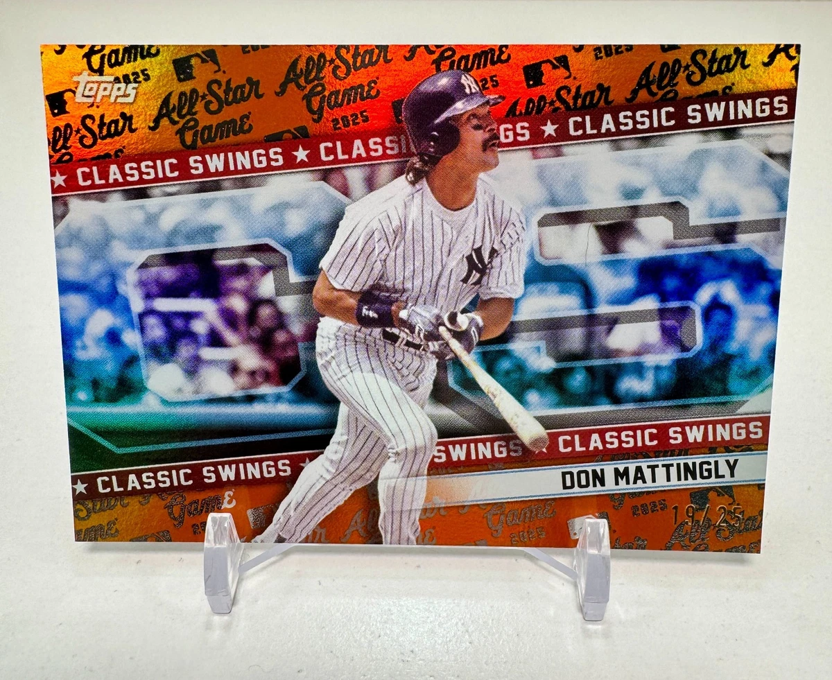 Topps Don Mattingly Baseball Serial Numbered Sports Trading Cards 