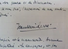 Autograph letter signed Jean-Marie Carré - Moutaine, by Salins, Jura 1945