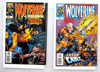 WOLVERINE VOL 2 #123 & #139 1998 MARVEL COMICS - DEFALCO - COWAN - YU - BOARDED