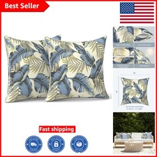 Luxurious Tropical Throw Pillow Covers 18''x18'', Waterproof  Fade Resistant