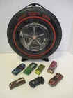 Vintage Hot Wheels Redline Case with 7 Redline Cars - Played with Lot