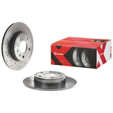2x BREMBO Bremsscheibe Bremsscheiben Satz Bremsen XTRA LINE - Xtra Hinten