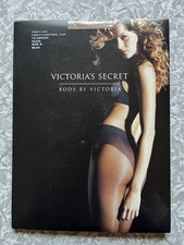 NOS Y2K Body by Victoria's Secret High Leg Light Control Top Pantyhose, Nude B