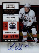 2010-11 Playoff Contenders #146 Linus Omark RC Auto - HKY