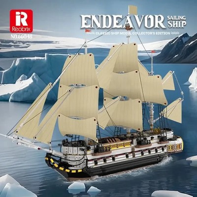 Reobrix (66048)   Endeavor Sailing Ship   3.555 Klemmbausteine