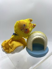 1987 Fisher Price Smooshees Itty Bitty Kitty Cat with House