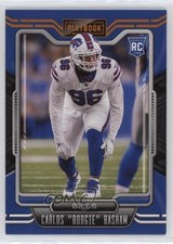 2021 Panini Playbook Rookie Orange Carlos Basham Jr Boogie #167 10x0