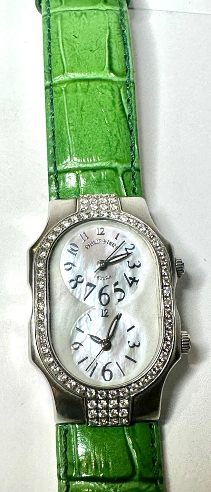 "Pulsera Lucy Isaacs NYC esmaltada 5 corazones delicada diseñadora 6,75"" rosas azules y rosas" Foto 3 de 4