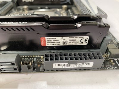 Asus X99-A II ATX Motherboard w/ IO Shield + I7-5820K + 32GB DDR4