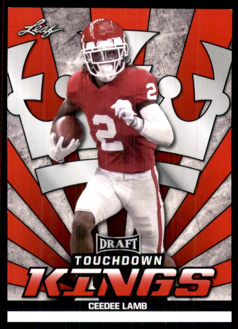 CeeDee Lamb Leaf Draft #76 Red