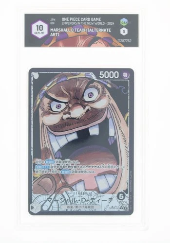 One Piece Card Game - Marshall.D.Teach (L AA) - OP09-081 - GRADE 10 JAP 2024