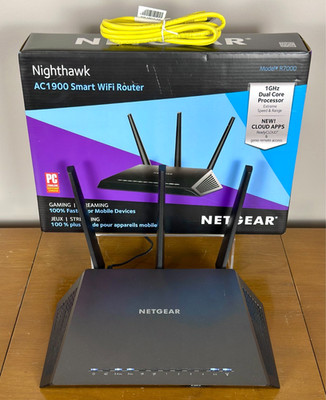 NETGEAR Nighthawk AC1900 Smart Wifi Router R7000 Dual Band Gigabit CIB Excellent