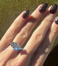 Custom Made Engagement Ring – 4.00ct D/VS1 Marquise Diamond (IGI Certified)