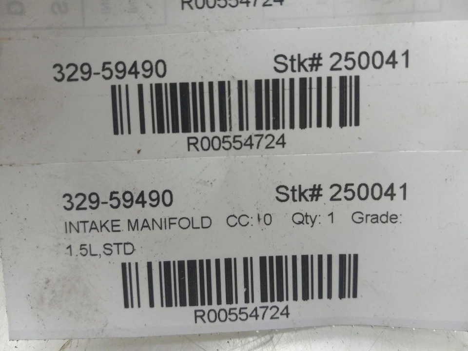 00 01 02 03 04 05 TOYOTA ECHO 1.5L COLECTOR DE ADMISIÓN Foto 3 de 4