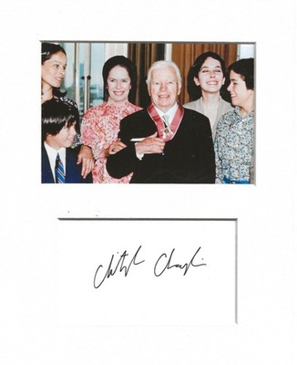Christopher Chaplin film signed genuine authentic autograph signature UACC RD MS