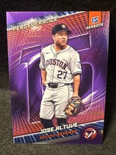 2025 Topps Pristine - Perseverance Jose Altuve #P-21 Purple Refractor /99