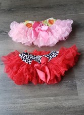 NEW Laura Dare Red Tutu Petticoat  Zazzy Pink Tutu Lot Sz XS Dress Up Play NWOT