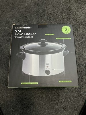 Kitchen Master Schongarer Silber 5,5L 8462128 UVP 35£