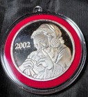 2002 Santa Claus Commemorative Coin – Collectible - 925 Silver — photo 1
