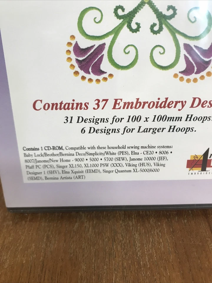 NEW - Amazing Designs - Nancy Zieman Floral Boutique Collection 1 (CD-ROM, 2005) - Image 2 of 4