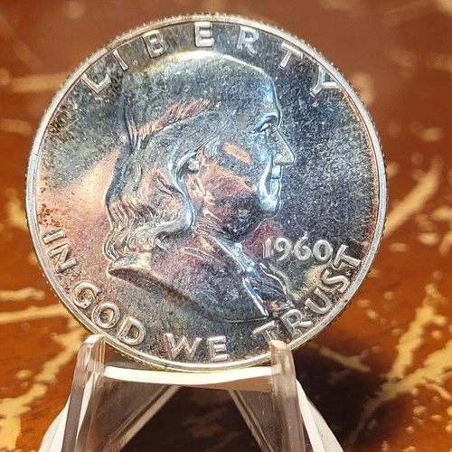 1960 Proof Franklin Half Dollar 90% Silver