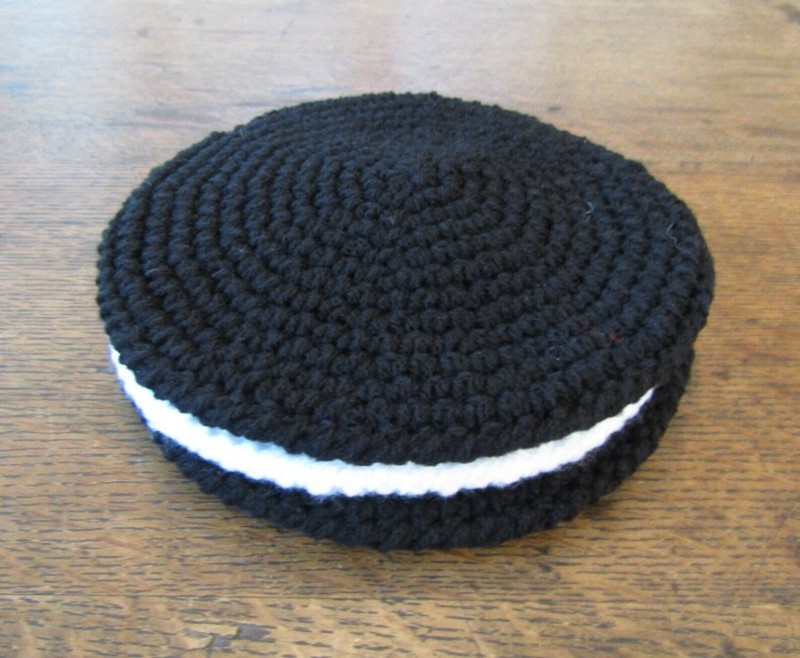 Oreo Cookie Potholder Set of 3. Cookie-Shaped Novelty Potholders. Kitchen Decor