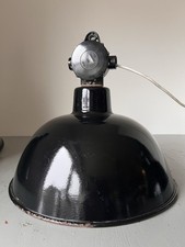 alte LBL Fabriklampe Industrielampe Bauhaus Lampe Deckenlampe Kandem Leuchte 2