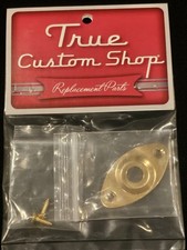 Guitar Oval Jack Plate GOLD