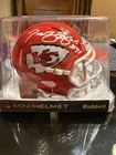 Tamba Hali Signed Kansas City Chiefs Speed Mini Football Helmet (Beckett)