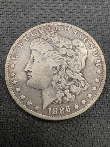 USA Morgan Silver Dollar 1886-0, VG (Very good), New Orleans Mint