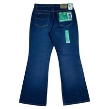 Vintage Jordache Jeans Flare Low Rise Ankle Womens 13/14 33x30 Dark Wash 90s New
