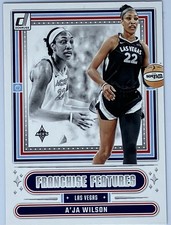A'ja Wilson Franchise Features 2025 Donruss WNBA #11 Aces
