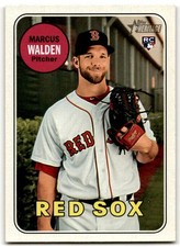 2018 Topps Heritage #605 Marcus Walden Boston Red Sox Rookie