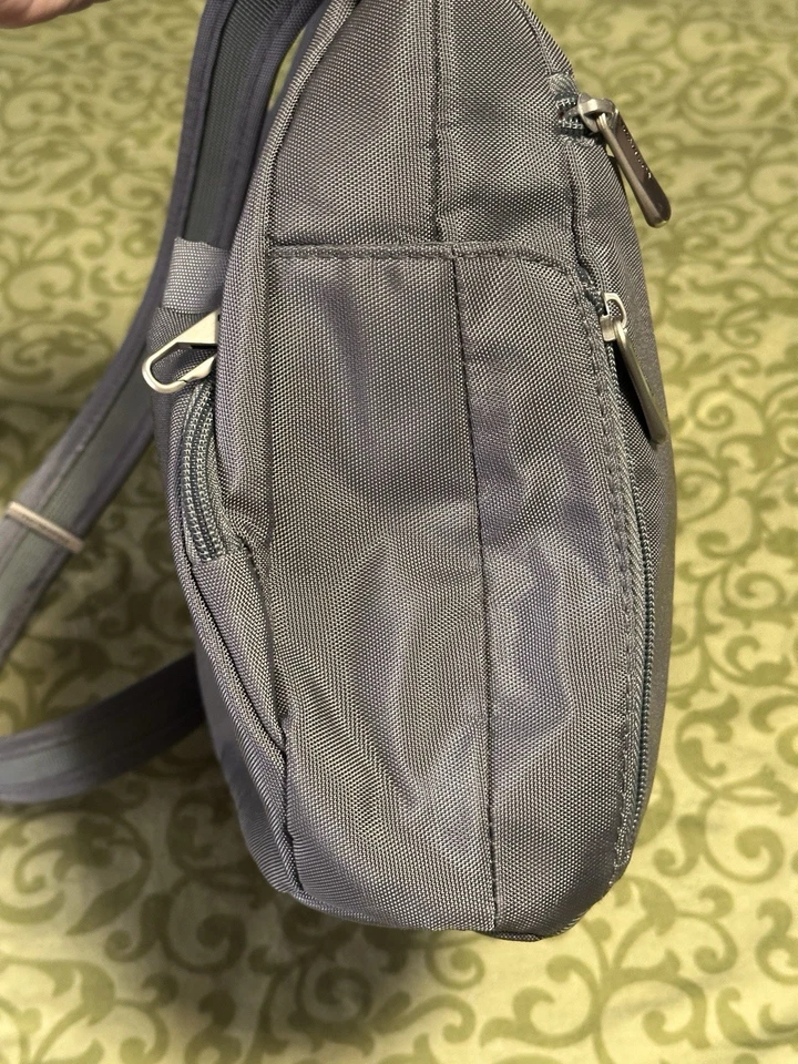 Travelon Gray Crossbody Travel Handbag - Image 4 of 4