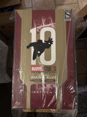Hot Toys MMS489 D25 Iron Man Mark 46 XLVI Concept Art Diecast 1/6 Scale New