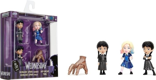 Gadget - 1 Articolo Casuale -D- Wednesday: Jada Toys - Personaggio 6,5 Cm (Assor-image