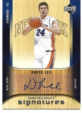 2005-06 Upper Deck Hardcourt Signatures #DL David Lee
