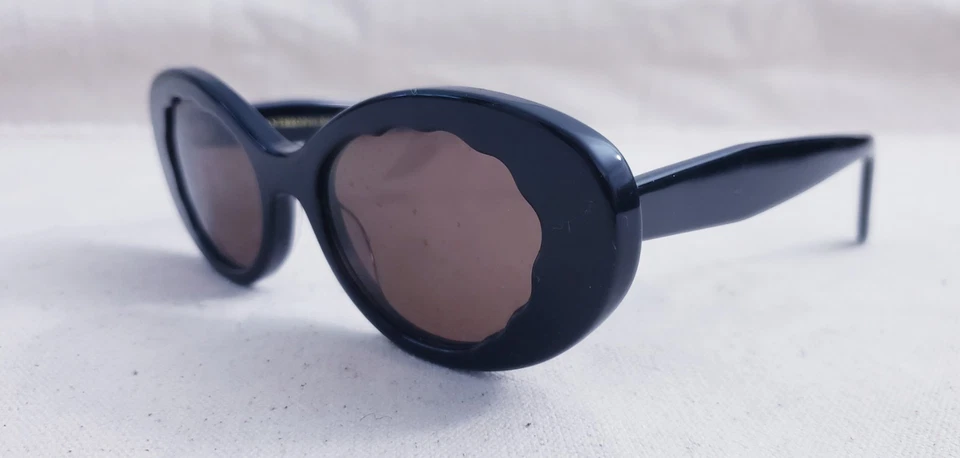 Новые глянцевые коричневые женские солнцезащитные очки ручной работы Anthropology - Изображение 4 из 4