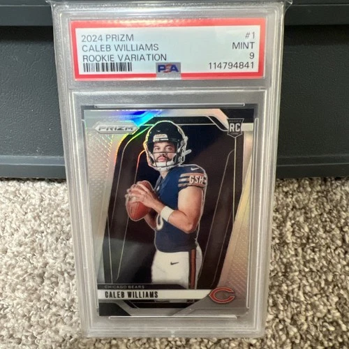 2024 Panini Prizm - Rookie Variations Caleb Williams #1 Silver Prizm (RC) PSA 9