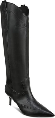 I.N.C. International Concepts Womens Hayleigh Mid-Heel Cowb BlackBone Smooth 6.5