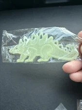 1970's POST FRUITY PEBBLES GLOW IN THE DARK DINOSAUR SKELETON CEREAL PREMIUM