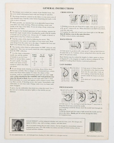 Folletos con patrón de punto de cruz Dimensions 1988 - 2000 - ¡Tu elección! - Imagen 27 de 39