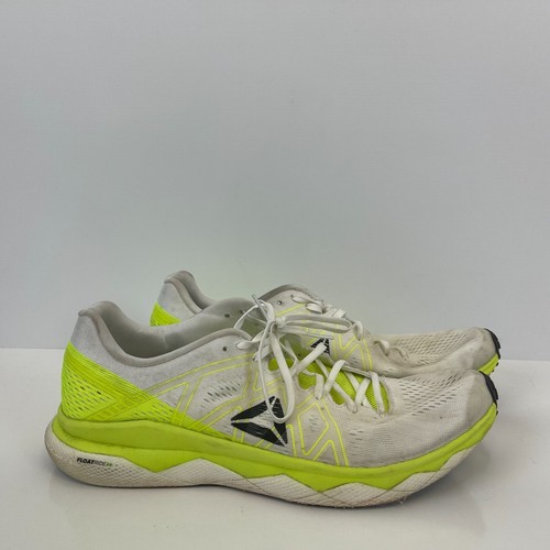 Reebok Floatride Run Fast Running Shoes White Neon Mens Size 9 - Picture 3 of 6