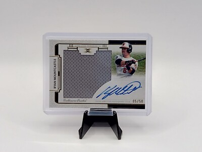 2024 Topps Definitive Ryan Mountcastle Autographed Relic Card 05/50 Orioles