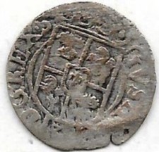 Pologne Ville de Elbing 1/24 Thaler 1633 Occupation Suédoise Adolf II