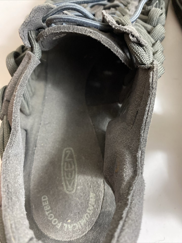 Keen Uneek Men's 10 SlipOn Sandals Paracord Water Shoes Gray eBay